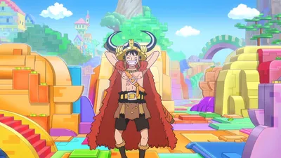 Anime One Piece Monkey Luffy Fantasy Wallpaper 4K 1918x1078 Teal, Ultrawide