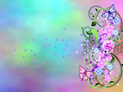 Sleek Vibrant Wallpaper Abstract Wallpaper 4K 1600x1200 A, Vibrant, Pastel, Wallpaper, Showcasing, Colorful, Flowers, And, Butterflies, Blending, Fantasy, Spring, Yellow, Gray, Landscape