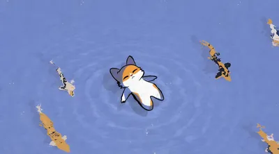 General Wallpaper 2878x1598 Animals Wallpaper 4K 2878x1598 Koi, Blue, Ultrawide, QHD