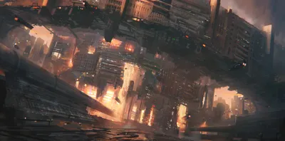 Epic Sci Wallpaper World Wallpaper 4K 4000x1983 Hd, Desktop, Wallpaper, Of, A, Sci-fi, Cityscape, Featuring, Sprawling, Futuristic, City, Glowing, Brown, White, Orange, Ultrawide, 4k