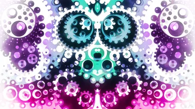 Abstract Purple Gears Creating Abstract Wallpaper 4K 1920x1080 Abstract, 3d, Purple, Gears, Creating, An, Intricate, Illusion, Pattern, Designed, Desktop, White, Ultrawide, Full HD