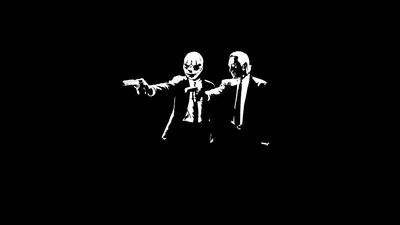 Misty Two Wallpaper Games Wallpaper 4K 1920x1080 Hd, Desktop, Wallpaper, Featuring, Two, Suited, Characters, From, Video, Game, Payday, Heist, Black, White, Ultrawide, Full HD