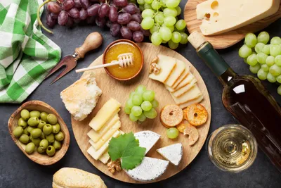 Cheese Fruit Platter Abstract Wallpaper 4K 5616x3744 Cheese, And, Fruit, Platter, White, Landscape, 4k