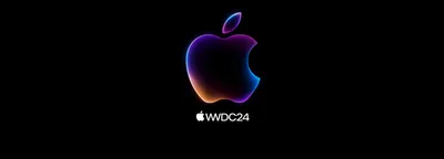 Glowing Multicolored Apple Inc Logo Technology Wallpaper 4K 3800x1372 Hd, Desktop, Wallpaper, Featuring, A, Glowing, Multicolored, Apple, Inc, Logo, Wwdc24, Text, Black, Ultrawide, QHD