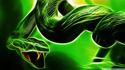 Vibrant Neon Green Snake Coiled Abstract Wallpaper 4K 1920x1080 Hd, Desktop, Wallpaper, Featuring, A, Vibrant, Neon-green, Snake, Coiled, Abstract, Light, Effect, Red, Ultrawide, Full HD