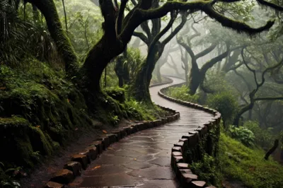 Calm Old Wallpaper Nature Wallpaper 4K 2208x1471 Rain, Full HD, Ultrawide
