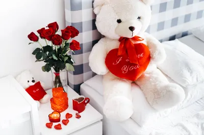 Lovely White Teddy Bear Abstract Wallpaper 4K 2208x1471 Bear, Full HD, Ultrawide