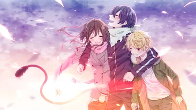 Yukine Hiyori Iki Yato Abstract Wallpaper 4K 2560x1440 Hd, Wallpaper, Of, Yukine, Hiyori, Iki, And, Yato, Anime, Noragami, Trio, Depicted, White, Ultrawide, QHD