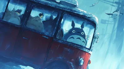 Charming Totoro Neighbor Peering Out Nature Wallpaper 4K 2912x1632 A, Charming, Hd, Wallpaper, Featuring, Totoro, From, My, Neighbor, Peering, Out, Red, Pink, Gray, Ultrawide, QHD