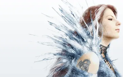 Epic Fantasy Wallpaper Fantasy Wallpaper 4K 1680x1050 A, Fantasy-themed, Hd, Desktop, Wallpaper, Featuring, Woman, Crystal-like, Icy, Elements, Adorned, Tattoo, White, Ultrawide