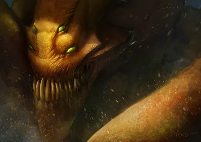 Dark Demon Black-dark Wallpaper 4K, Black/Dark category