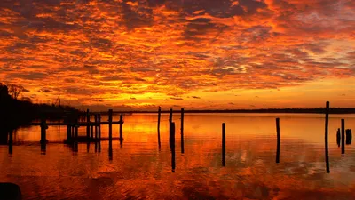 Crisp Breathtaking Wallpaper Nature Wallpaper 4K 1920x1080 Hd, Desktop, Wallpaper, Featuring, A, Breathtaking, Sunset, Over, Serene, Lake, Vivid, Orange, Red, Ultrawide, Full HD