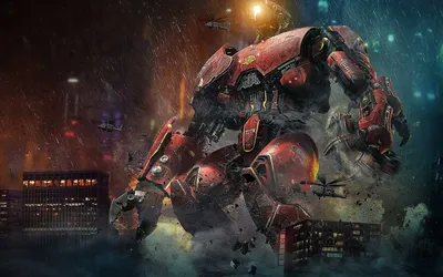Colossal Robot Movie World Wallpaper 4K 1920x1200 A, Striking, Hd, Wallpaper, Featuring, Colossal, Robot, Movie, Pacific, Rim, Towering, Over, Gray, Brown, Ultrawide, Full HD