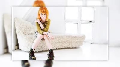 Bright Hayley Wallpaper Minimal Wallpaper 4K 1920x1080 Hd, Pc, Desktop, Wallpaper, Featuring, Hayley, Williams, Seated, Bright, Minimalist, Room, Emphasizing, White, Ultrawide, Full HD