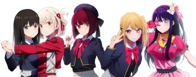 Anime Crossover Four Vibrant Characters Abstract Wallpaper 4K 4384x1743 Hd, Anime, Crossover, Desktop, Wallpaper, Featuring, Four, Vibrant, Characters, Distinct, School, Uniforms, White, Ultrawide, 4K