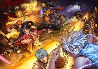 Dynamic Crossover Various Anime Characters Abstract Wallpaper 4K 2048x1450 Hd, Desktop, Wallpaper, Featuring, A, Dynamic, Crossover, Of, Various, Anime, Characters, Engaged, Pink, White, Landscape, Full HD