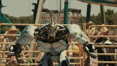 Powerful Robot Stands Arena Wallpaper 4K, Technology category