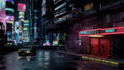 Cyberpunk Cave Technology Wallpaper 4K, Technology category