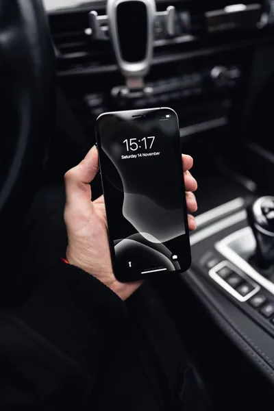 Man Holding New Smartphone Abstract Wallpaper 4K 2208x3313 Full HD, Portrait
