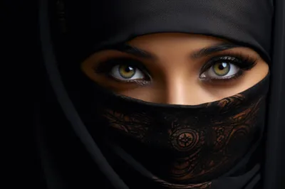 Deep Eyes Muslim Arab Abstract Wallpaper 4K 2208x1471 Deep, Look, Full HD, Ultrawide