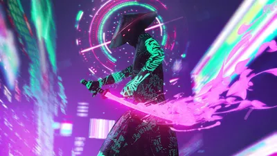 Cyberpunk Cave Technology Wallpaper 4K, Technology category