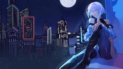 Sleek Anime Wallpaper Wallpaper 4K, Technology category