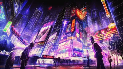 Epic Cyberpunk Wallpaper Wallpaper 4K, Technology category