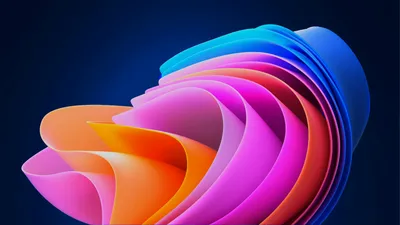 Vibrant Abstract Design Inspired Windows Wallpaper 4K, Abstract category