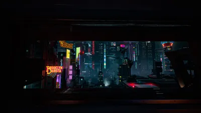 Sleek Cyberpunk Wallpaper Wallpaper 4K, Technology category
