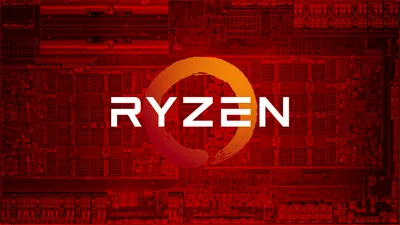 Amd Ryzen Logo Wallpaper 4K, Technology category