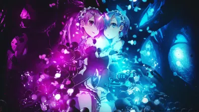 Ram Rem Anime Zero Wallpaper 4K, Space category