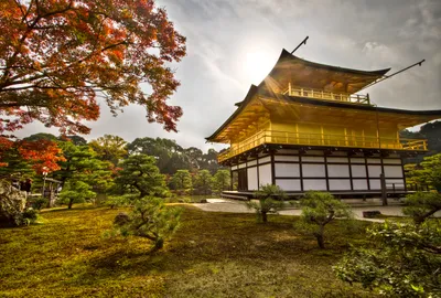 Bold Sun Wallpaper Abstract Wallpaper 4K 5109x3444 Kinkaku-ji, Landscape, 4k