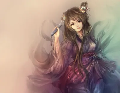 Golden Fantasy Wallpaper Fantasy Wallpaper 4K 2550x1978 A, Beautiful, Fantasy-themed, Image, Featuring, Woman, In, Flowing, Garments, Exuding, Elegance, Grace, Gray, White, Square, Full HD