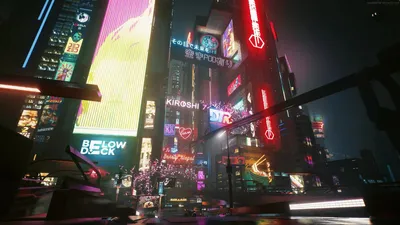 Cyberpunk Skyline Technology Wallpaper 4K, Technology category