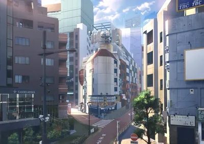 Vibrant Urban Modern World Wallpaper 4K 2105x1488 A, Vibrant, Urban, Scene, Featuring, Modern, Buildings, In, Anime, Style, Depicting, Bustling, Brown, Landscape, Full HD