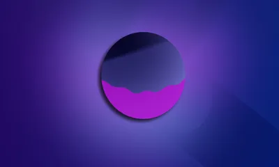 Epic Abstract Wallpaper Space Wallpaper 4K 5000x3000 Abstract, Vector, Drawing, Of, A, Purple, Planet, With, Layered, Shades, Set, Against, Brown, Ultrawide, 4K