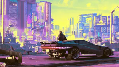Radiant Cyberpunk Wallpaper Wallpaper 4K, Technology category