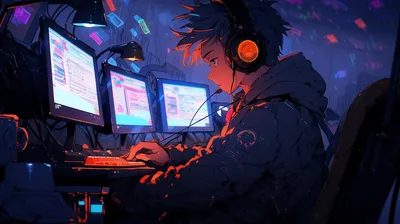 Alt Text Animated Geek Multi Wallpaper 4K, Technology category