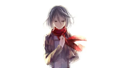 Mikasa Ackerman Anime Minimal Wallpaper 4K 1918x1078 Ultrawide