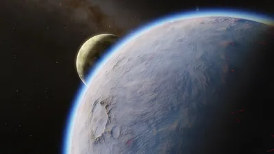Vibrant Space Wallpaper Space Wallpaper 4K 1920x1080 Hd, Pc, Desktop, Wallpaper, Space, Engine, Video, Game, Scene, Blue, Cratered, Planet, Gray, Ultrawide, Full HD