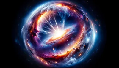 Big Bang Cosmic Abstract Wallpaper 4K 3584x2048 Stunning, Hd, Big, Bang, Cosmic, Illustration, For, Desktop, Featuring, Vibrant, Colors, Swirling, Black, Ultrawide, QHD