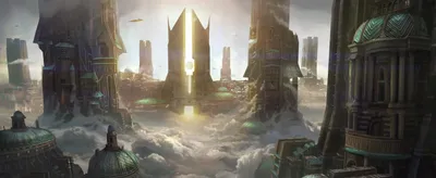 Serene Futuristic Wallpaper Wallpaper 4K, World category