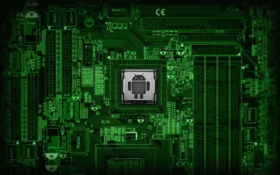 Definition Green Circuit Board Android Wallpaper 4K, Technology category