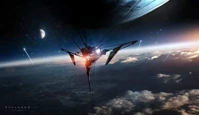 Sleek Futuristic Wallpaper Space Wallpaper 4K 1920x1108 Hd, Desktop, Wallpaper, Showing, A, Futuristic, Spaceship, Navigating, Space, Near, Planet, Stars, Gray, White, Ultrawide, Full HD