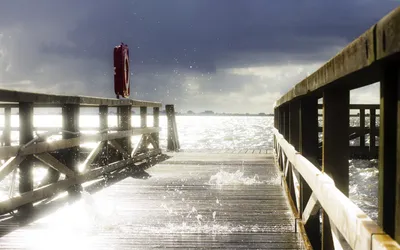 Anime Wallpaper 1918x1198 Abstract Wallpaper 4K 1918x1198 Pier, Ultrawide