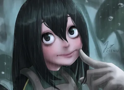 Anime Tsuyu Asui Character Hero Abstract Wallpaper 4K 2998x2182 Asui, Landscape, QHD