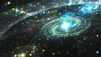 Radiant Abstract Wallpaper Wallpaper 4K, Space category