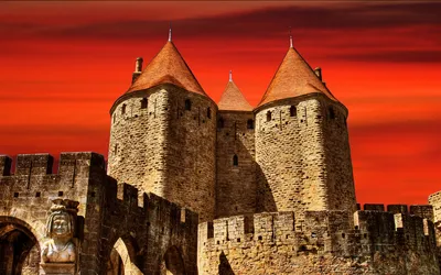 Man Carcassonne Cars Cars Wallpaper 4K 1920x1200 Man, Made, Carcassonne, Hd, Desktop, Wallpaper, Background, Brown, Red, Ultrawide, Full HD