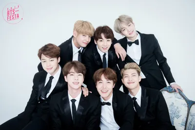 Radiant Music Wallpaper Black/Dark Wallpaper 4K 2000x1335 Hd, Desktop, Wallpaper, Featuring, The, Music, Group, Bts, Dressed, Formal, Black, Suits, White, Landscape, Full HD