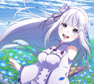 Emilia Zero Anime Starting Space Wallpaper 4K 2829x2509 Square, QHD